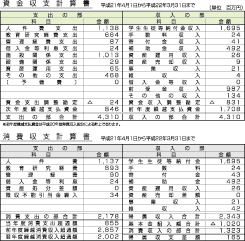 平成21年度 敬愛大学予算書