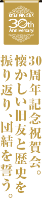 第23回 敬愛大学校友会定期総会について